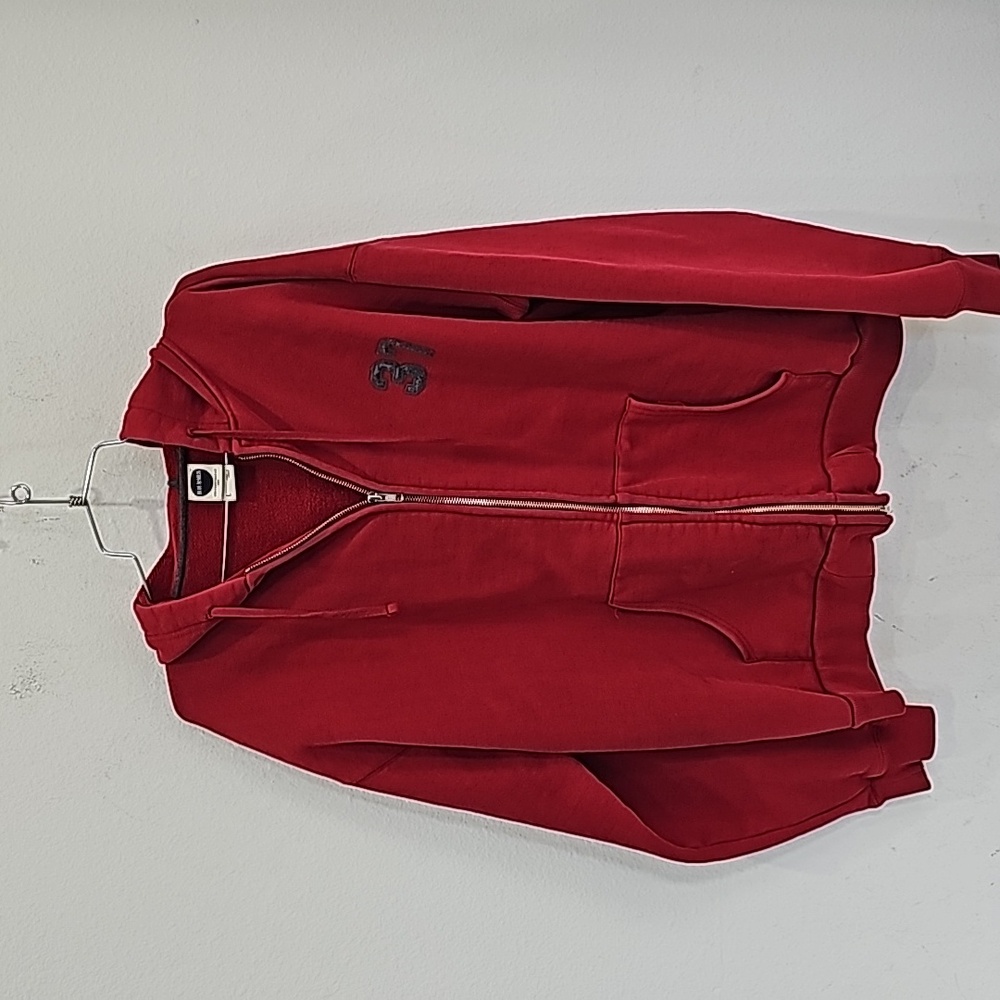 Blue Marlin San Francisco Vintage Heavyweight Red hoodie Jacket Zip-Up